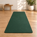 Grellina™ Forest Green Diagonal Texture TPE Yoga Mat — full mat